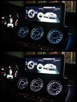 DIODO emissor de luz da saída de ar para a Mercedes-Benz W205 W213 X253 luz ambiente CA aberturas Síncrona original do carro atmosfera de luz