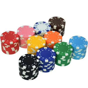 25 PCS/MONTE Fichas de Poker 11,5 g de Ferro/ABS Clássico Entertament Fichas 5 Cores de Poker Texas hold'em Atacado Fichas de Poker Baratos