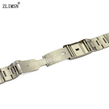 ZLIMSN fivelas Sólido Puro Aço Inoxidável 316L, com Faixas de Relógio Pulseira de Substituição Pulseiras 10 12 14 16 19 28 30mm à Venda
