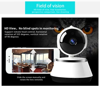 N_eye 4mp câmera PTZ em Casa Smart Camera câmera do IP