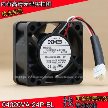 04020VA-24P-BL genuíno NMB 4020 24V 0.13 UMA 4cm sete fã da série de Sichuan 40×40×20 mm ventilador de refrigeração do refrigerador