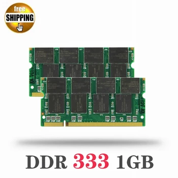 2PCS Portátil de Memória RAM DDR PC-2700 1GB 333MHZ 200PNS Para Computador Notebook Sodimm Memoria Ram so-DIMM DDR 333 1GB Compatível 266