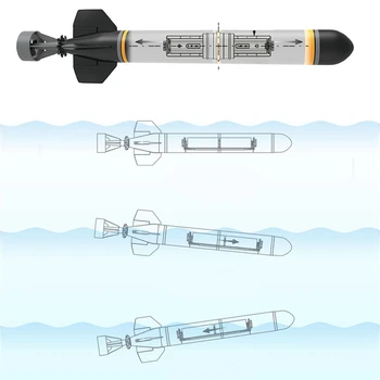 RC Submarino Barco para Torpedo de Montagem do Modelo de Kits DIY Extracurriculares Brinquedos o Melhor Presente Para as Crianças a Explorar o Mar