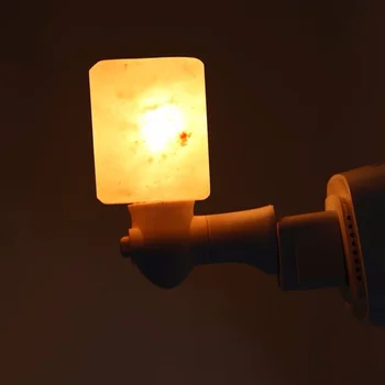 UE-NOS de Sal do Himalaia Lâmpada de Cristal Natural Sal a Luz da Noite Mão Esculpida lâmpada de Parede com Plug para a Decoração de Purificação do Ar