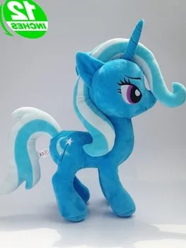 Unicórnio Trixie Pelúcia Cavalo Ação Brinquedo Figuras de 12