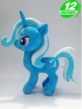Unicórnio Trixie Pelúcia Cavalo Ação Brinquedo Figuras de 12