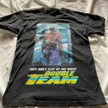 90 Vintage Equipe de Casal Dennis Rodman do Filme Homem de Filmes Imprimir T-Shirt M Eua