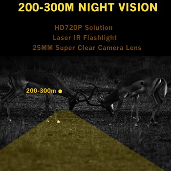 Megaorei 3 Visão Noturna Rifle Âmbito NV007 Caça visor Óptico Câmera de Vídeo de HD720P Registro de Fotografia, Tendo 850nm Laser Infravermelho do IR