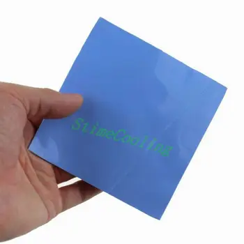 50pcs 100x100x1.5mm Azul Dissipador de calor por Condução Térmica de Compostos de Almofadas Térmicas Pad