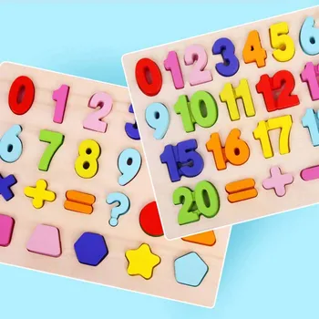 ABC Puzzle Digital Brinquedos de Madeira Aprendizagem Precoce de Quebra-Letra do Alfabeto Número de Quebra-cabeça de Educação Pré-escolar Bebê, Brinquedos para Crianças