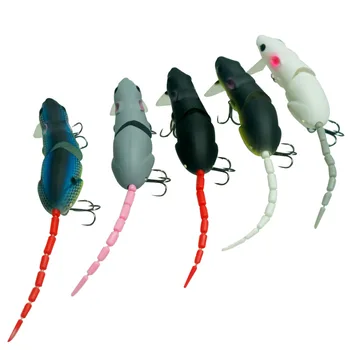1Pcs Topwater Mouse Atrair Swimbait Iscas de Pesca Flutuante Crankbait Isca Artificial para Pesca ao Tudo para Pesca