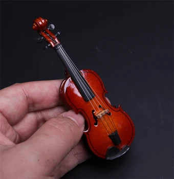 1/6 de Ação em Escala Figura Cena Acessórios violino Modelo de Instrumentos Musicais para 12 polegadas de Figuras de Ação ou BJD