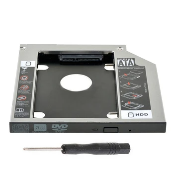 9.5 mm 2ª Unidade de disco Rígido SATA HDD SSD Gabinete Transportador para Lenovo Thinkpad T440p T540 T540p W540 W540p W541