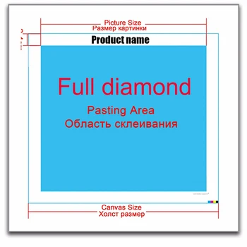 Completo Bordado de Diamante 5D DIY Diamante Pintura 