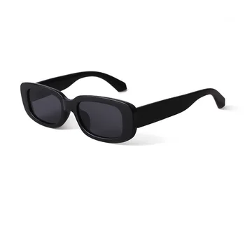 Evove Steampunk Óculos de Homens, Mulheres Retângulo Pequeno e Estreito de Óculos de Sol para Homem Vintage Retro Tons UV400