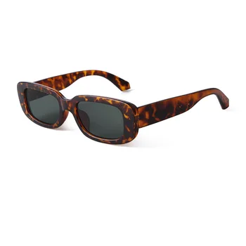 Evove Steampunk Óculos de Homens, Mulheres Retângulo Pequeno e Estreito de Óculos de Sol para Homem Vintage Retro Tons UV400