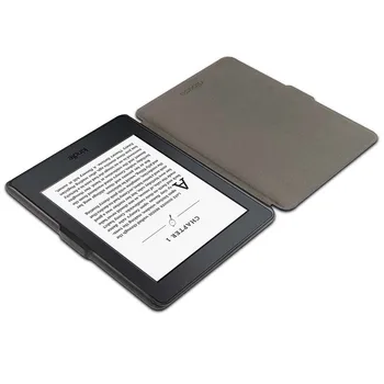Pintado de Caso Para o Kindle, da Amazon, 8 De 2016 558 Versão Padronizada de Couro PU + PC Difícil Smart Caso de Pele do rosto