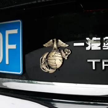 Estilo carro 3D Metal Adesivo Corpo de fuzileiros navais Logotipo Emblema Emblema da Águia, Decoração do Carro Decal a Decoração do Carro Acessórios