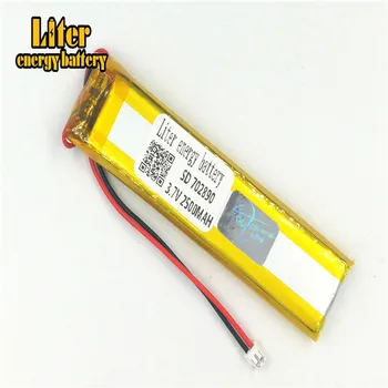Plug 1.5-2P 3,7 V 702890 703090 2800mah de fábrica alta qualidade de polímero de lítio recarregável do li-íon da bateria bateria de lipo