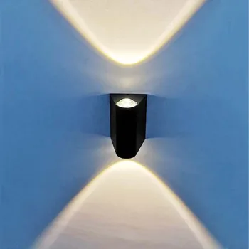 O interior para o Exterior da Parede do Diodo emissor de Luz de IP65 Impermeável de Alumínio de Cima para Baixo de Parede, Candeeiro de Iluminação de Escadas Applique Murale Luminaria De Parede