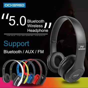 Fones de ouvido sem fio Bluetooth 5.0 de som hi-fi Conforto Desgaste Fone de ouvido Com Microfone sem Fio de fone de ouvido por Atacado