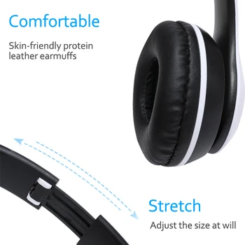 Fones de ouvido sem fio Bluetooth 5.0 de som hi-fi Conforto Desgaste Fone de ouvido Com Microfone sem Fio de fone de ouvido por Atacado