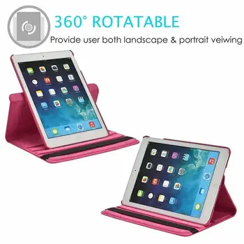 Caso para o ipad mini 4 Genuíno de Proteção Smart cover de Couro Tablet funda para o ipad mini 4 360 Rotação de Caso Para o ipad de 7,9 polegadas
