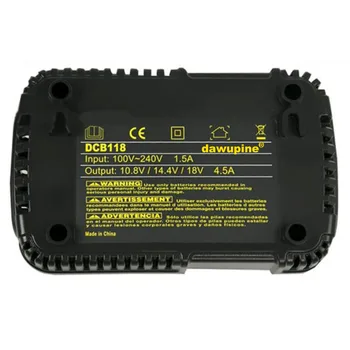 Dawupine DCB118 Li-Ion Carregador de Bateria 4A Para Dewalt 10.8 V 12V 14,4 V 18 V 20V 60V Dcb101 Dcb115 Dcb107 Dcb105 DCB200 DCB140