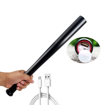 Taco de beisebol tocha carregador USB Lanterna CREE T6 Zoom lanterna led usb powerbank construído-in18650 lanterna recarregável
