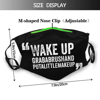 O System Of A Down Boca Máscara facial CHOP SUEY MUMBLE Máscara Facial Engraçado para Adultos Poliéster com 2 Filtros de Máscara