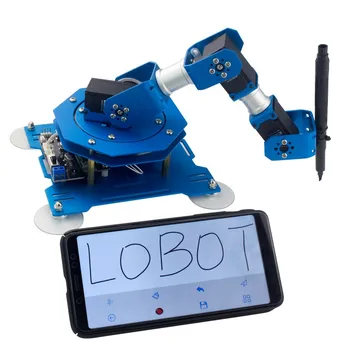 2018 Desenho do Robô Escrever Robô de Braço Robô Industrial APLICATIVO para Celular Bluetooth, Controle Remoto do Robô de Brinquedo