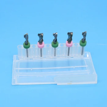 Carboneto de tungstênio pcb brocas de micro 5pcs 4.1 - 5.0 mm da placa de circuito impresso, CNC router de madeira, metal centro de broca, gravura