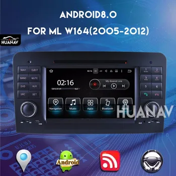 Jogador do carro DVD GPS de Navegação Para a Mercedes Benz ML W164 GL X164 2004-2012 de Rádio de 2 din com GPS multimídia Android 8.0 8-core estéreo