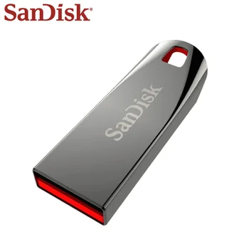 Chegada nova Sandisk Metal USB Flash Drive pendrive de 64GB 32GB 16GB 8GB cartão de Memória flash pen drive usb stick Para o presente