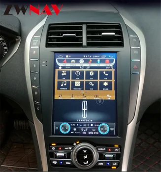 Tesla estilo octa core Android Carro gps de navegação Para Lincoln MKC MKZ de áudio do carro, rádio estéreo leitor multimédia unidade de cabeça de mapa grátis