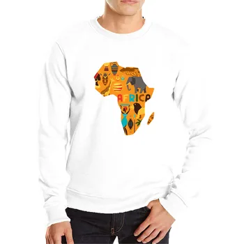 Venda quente mapa de África Hoodies design legal mapa do Hoodie dos homens de boa qualidade macia de algodão, Moletom hip hop e Streetwear mens Qutwear