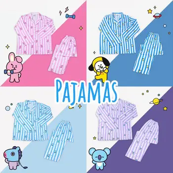 ZITY Cartoon roupa de dormir de Pijama Terno Para as Mulheres Roupas para Quarto de Inverno Quente de Manga Longa Pijama de Lingerie, Pijamas