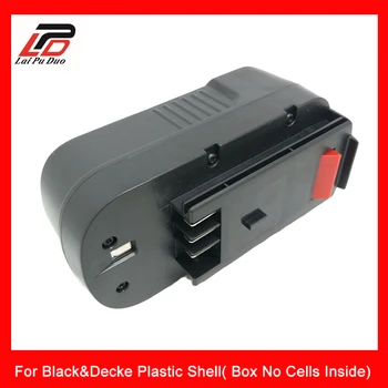Laipuduo Bateria Recarregável de caso Para o Preto Decke 18v NI-MH, NI-CD Concha de Plástico( Caixa de Células Não Dentro)