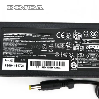 18.5 V 3.5 Um 65w Adaptador AC Carregador de Bateria para HP PAVILION DV2000 DV6000 DV6500 DV6700 DV9000 DV9700