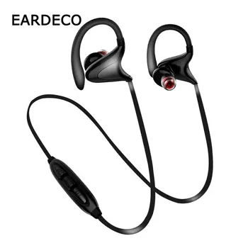 EARDECO Esporte Fone de ouvido sem Fio gancho de orelha Fone de ouvido Bluetooth Estéreo de Fone de ouvido Impermeável sem Fio, Fones de ouvido de Baixo Fone de ouvido com microfone