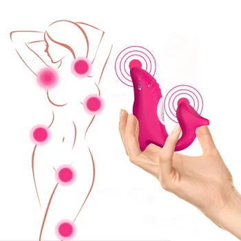Vibrador Vibrador G-Spot Estimulador Dedo Vibrador Feminino Clitóris Brinquedo do Sexo para as Mulheres do sexo Feminino Masturbador Vagina Sexo Produto