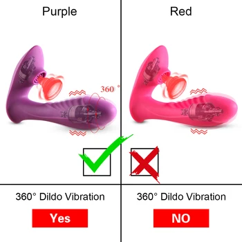 O mais novo de 360° de Rotação, vibração Vibrador Vibrador Chupar o Vibrador Ponto G Clítoris Suker Estimulador de Clitóris Erótico Brinquedo do Sexo para mulheres