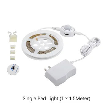 Stiny 12V LED Digital, Cama de Iluminação, Sensor de Tiras de 120 Graus 3,5 M de Alcance do Sensor de Movimento Detector de Fita Flexível