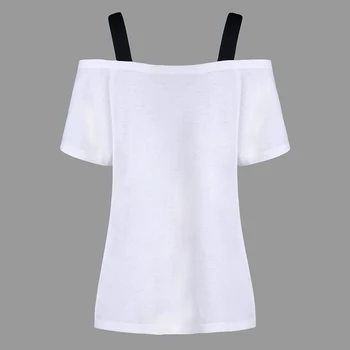 Mulheres Blusas, Camisas de Ombro Frio Borboleta de Impressão Blusas Menina de Manga Curta Solta Topo Camisa Mulheres Roupas WS8078M