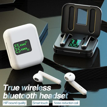 TWS 5.0 sem Fio Bluetooth Fone de ouvido Estéreo de Fones de ouvido com a cobrança de Caso para xiaomi iphone huawei Fones de ouvido do telefone de Pop-ups PK i12