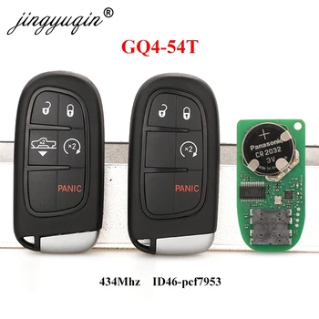Jingyuqin Peças Genuínas para Dodge Ram 2500 2013 - 2019 GQ4-54T 4/5BTN 433MHz ID46 pcf7953 Remoto Inteligente Chave do Carro Original de Fábrica