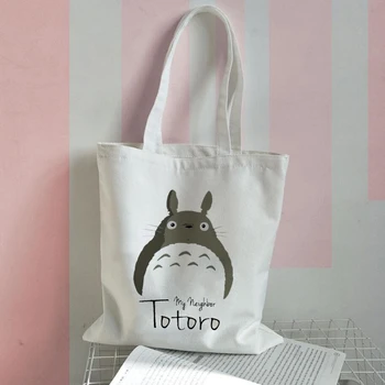 Totoro Studio Ghibli, Hayao Miyazaki Anime Kawaii Desenho Gráfico De Impressão Comercial De Sacos De Meninas, Moda Casual Pacakge Saco De Mão
