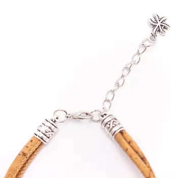 Cortiça jóias pulseira de cortiça para as mulheres colorido de Cortiça artesanal pulseira Original BR-478-MIX-6