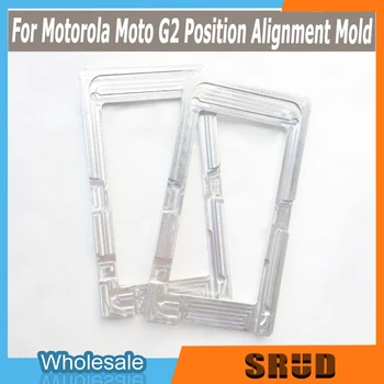 Alinhamento Apresentando Laminação de Molde de Metal Para Motorola G8 Jogar LCD Vidro Exterior Exibir Tela de Reparação de Molde de Metal
