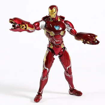 SHF Vingadores Finais, Homem de Ferro Mark L MK 50 Nano Armas Set 2 de PVC Figura de Ação Colecionáveis Modelo de Brinquedo